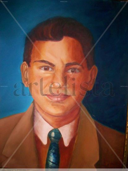 Recordandote Oil Canvas Portrait