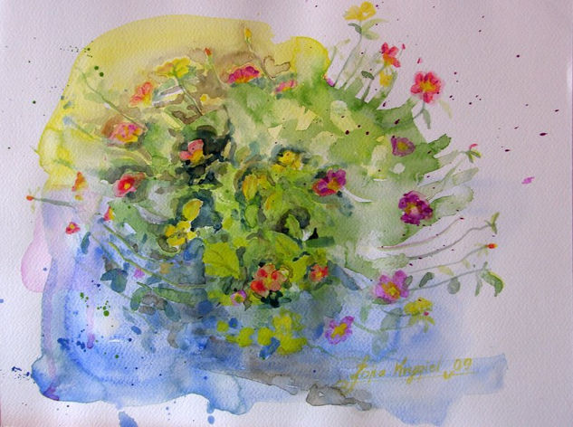 flores Watercolour Paper Floral Painting