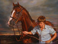 joven con caballo