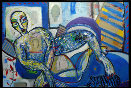 The blue room