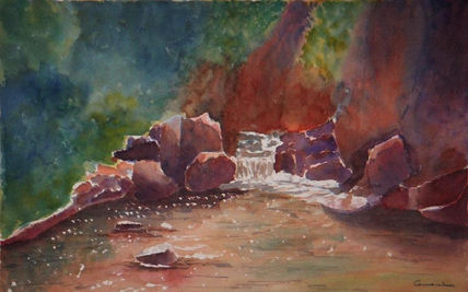 Rio entre peñascos