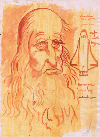 Da Vinci. Carboncillo