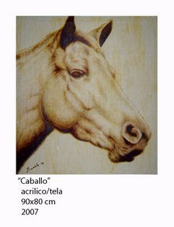 caballo Oil Canvas Animals