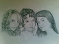 retrato carmen,madre y hermana