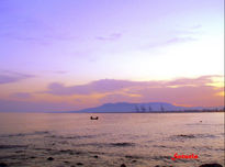 Málaga atardecer