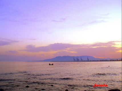 Málaga atardecer