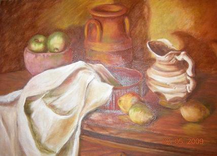 Bodegon con frutas