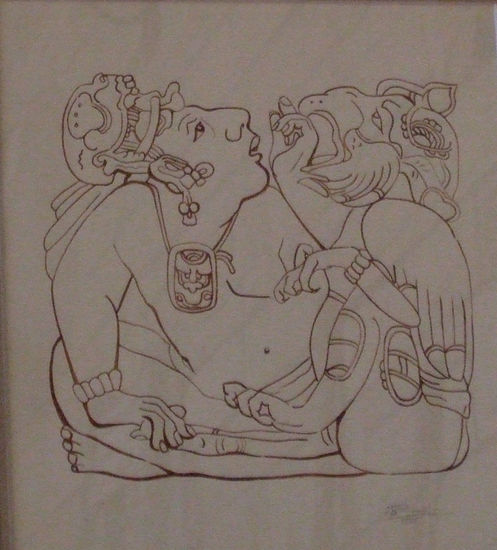 Simbolo Maya Tinta