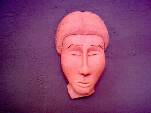 Mujer Africana Terracotta Figurative