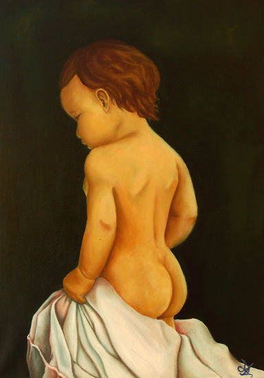 Niño Oil Canvas Nude Paintings