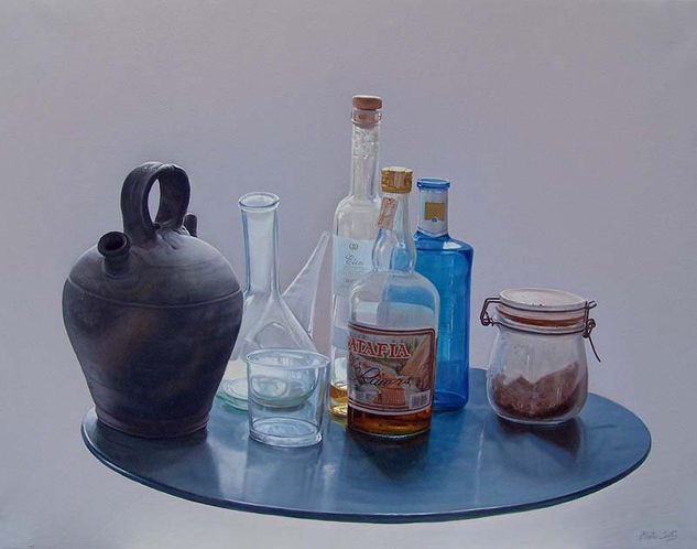 botellas Oil Canvas Still Life Paintings