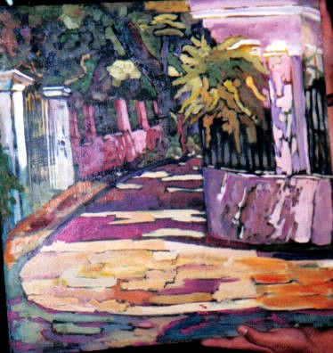 El mirador.San Isidro Oil Canvas Landscaping