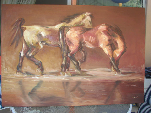 caballos en siena