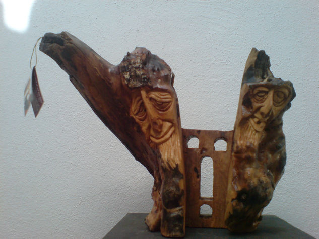 Puente Nuevo2. Wood Figurative