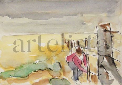 Paisaje con persona