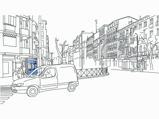 "Calle San Bernardo". Mariano Bettosini