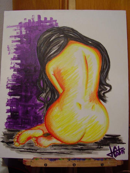 Mujer de espaldas
