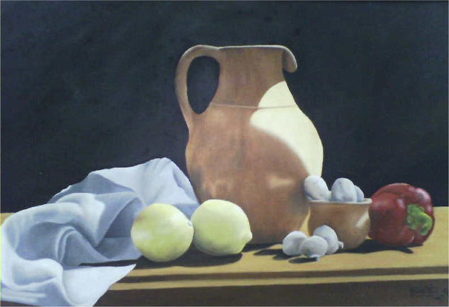 SABORES DE LA TIERRA Oil Panel Still Life Paintings