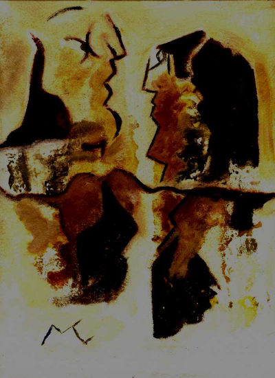 DIALOGANDO Oil Canvas