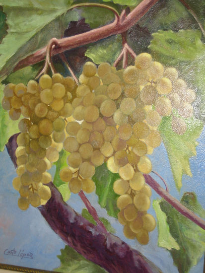 UVAS BLANCAS Oil Canvas