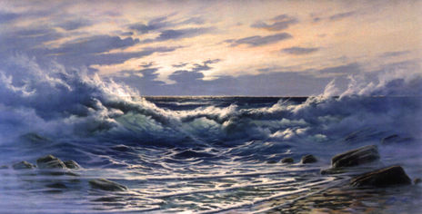 Playa al atardecer
