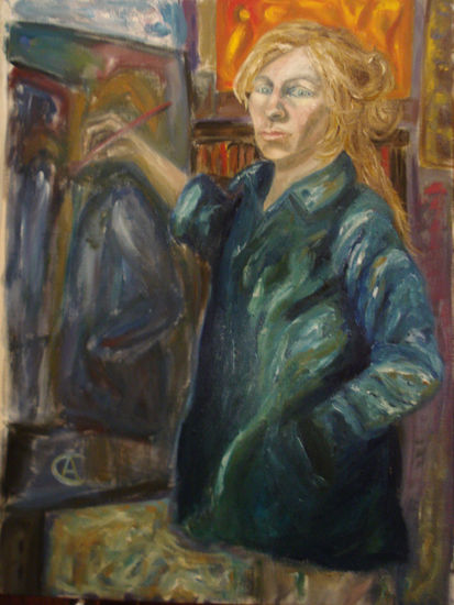 Autoretrato Oil Canvas Portrait