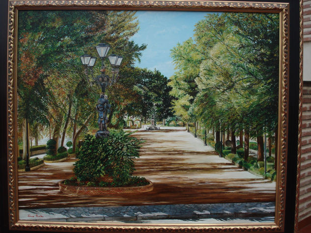 PASEO REAL Oil Canvas Landscaping