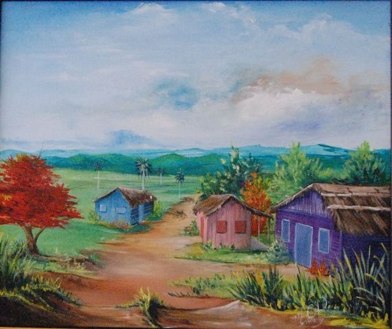 CAMINITO 4 Acrylic Canvas Landscaping