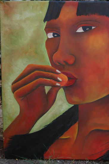 mujer sensual Oil Canvas Landscaping