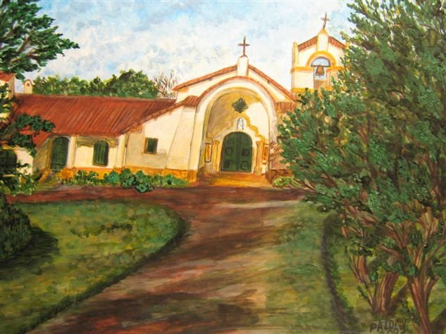 CAPILLA SANTA MARIA DE LOS TOLDOS Acrylic Paper Landscaping