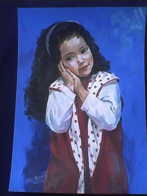 la niña y el traje escarlata