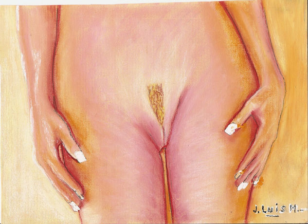 Imagen intima Pastel Paper Nude Paintings