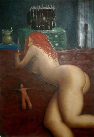 mi muñeca de trapo Oil Canvas Nude Paintings