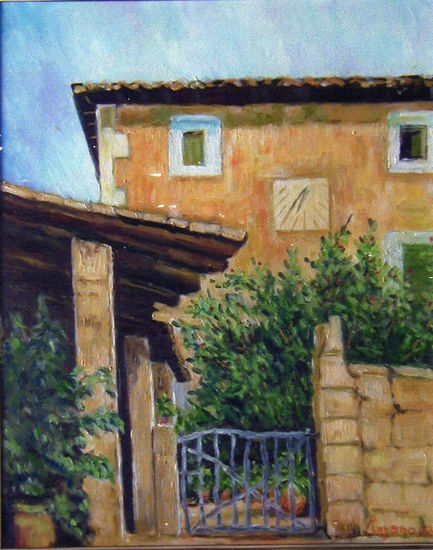 reloj solar Oil Canvas Landscaping