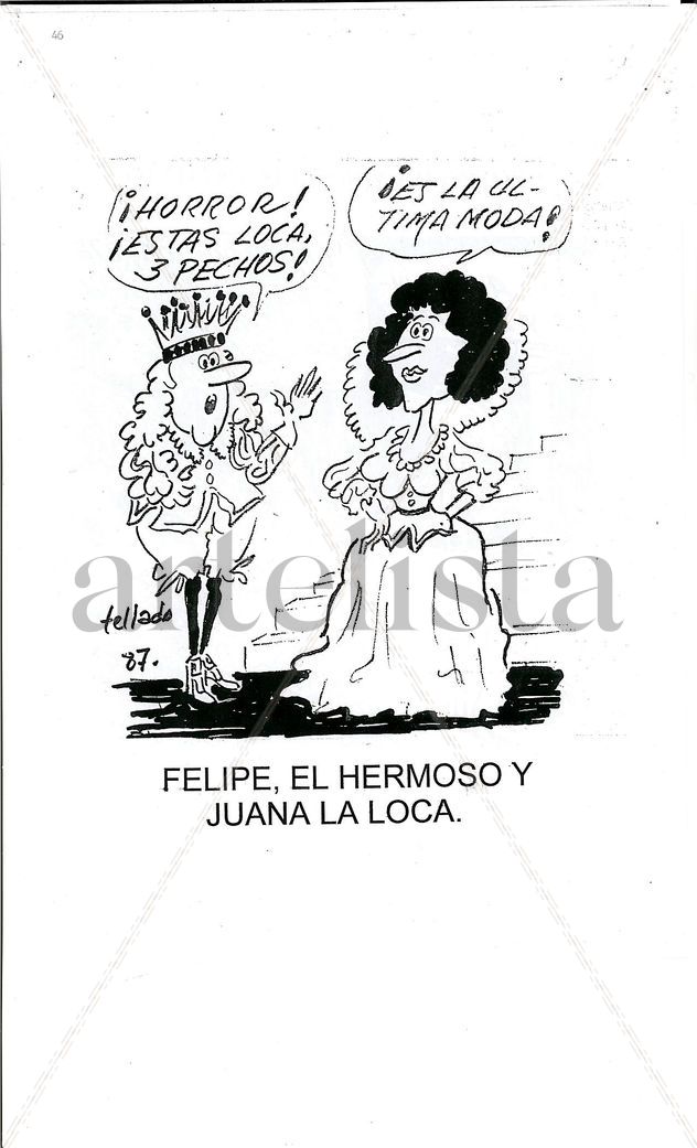 Felipe el hermoso y Juana la loca.
