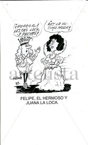 Felipe el hermoso y Juana la loca. Tinta