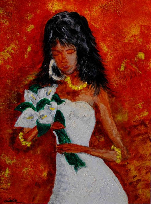pintura-LA NOVIA TIMIDA