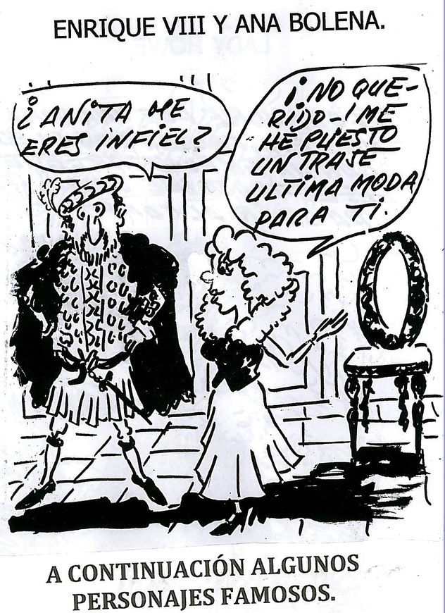 Enrique VIII y Ana  Bolena.
