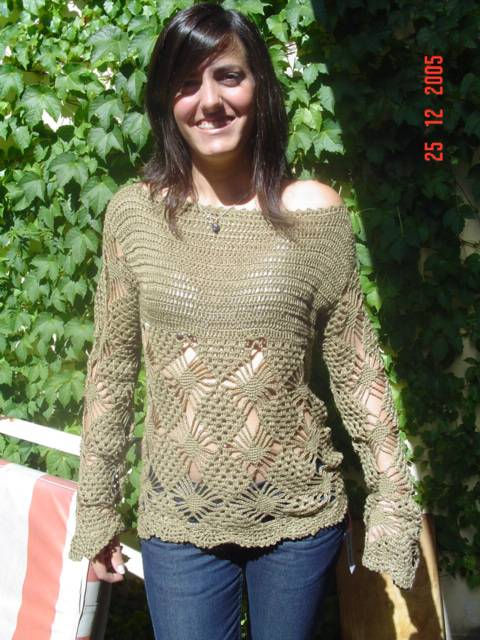 sweater calado