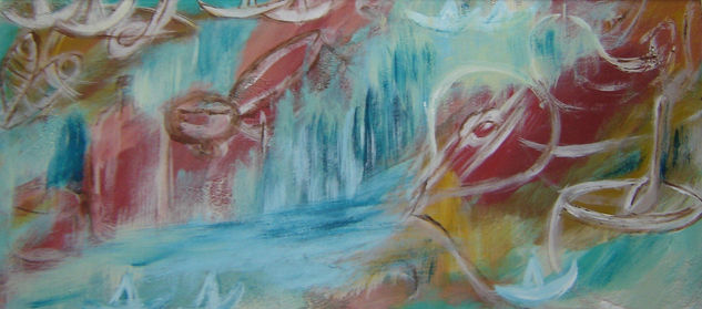 Festa no mar 28 Media Mixta Tabla Paisaje