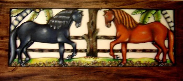 Caballo Trochero Wood Figurative