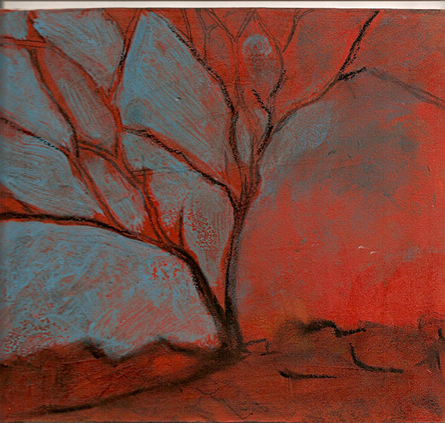 paisaje en llamas
