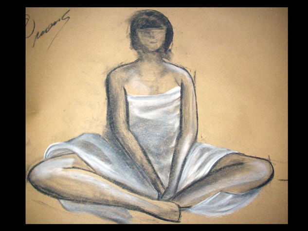 MOMENTO DE MEDITACION Lápiz (Negro) Papel Desnudos