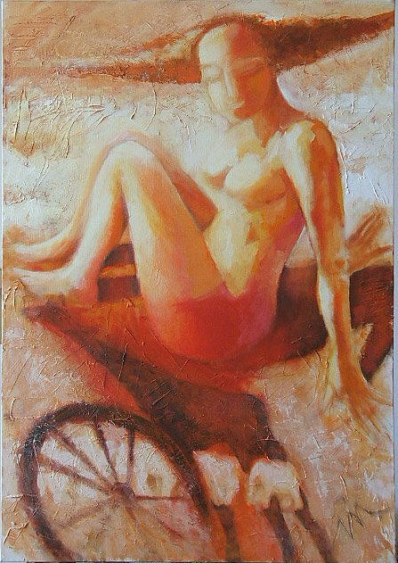 Orange Sun or memories of childhood