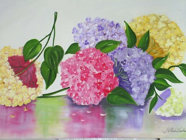 Flor Oil Canvas Floral Painting