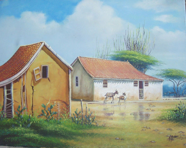 Paraguana humeda Oil Canvas Landscaping