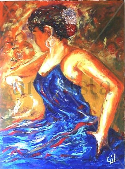 Bailaora Oil Canvas Landscaping