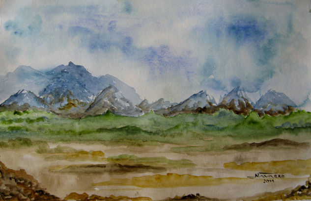 "Montañas" Watercolour Paper Landscaping