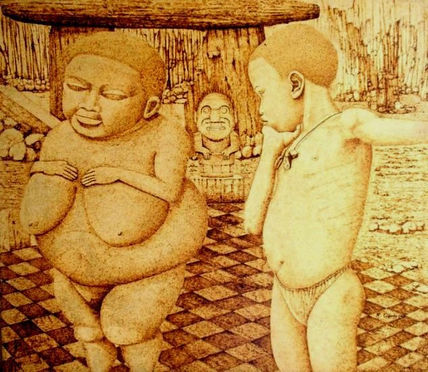 Mujer de piedra.