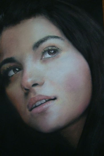 Maite Pastel Paper Portrait